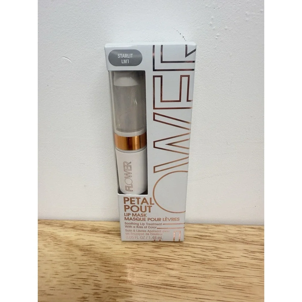 Flower Beauty‎ Petal Pout Lip Mask LM1 Starlit 0.19 oz Soothing Lip Treatment
